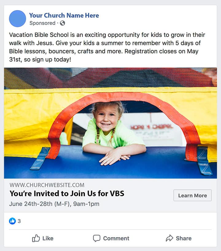 VBS Ad Screenshot
