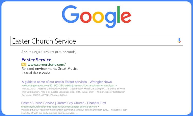 Church Landing Page Subscriptions