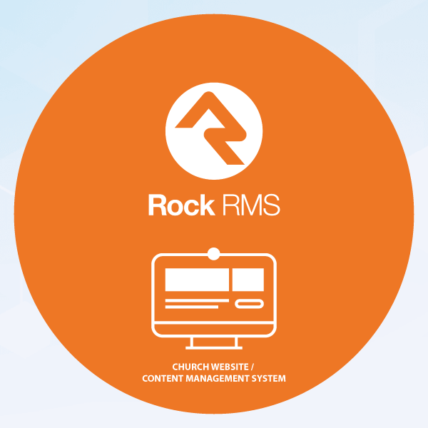 ROCK RMS removes the gap between Church Management System and church website Content Management System